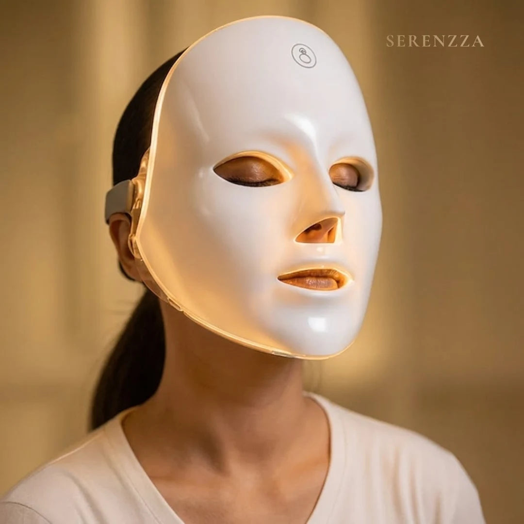 Máscara de Fototerapia LuminaSkin: 7 Cores para Rejuvenescimento
