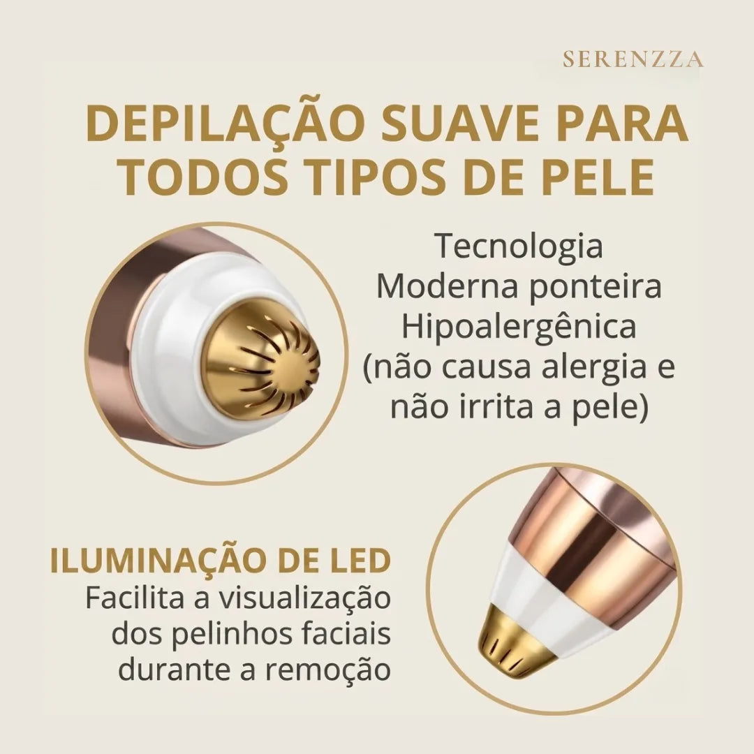 Depilador Facial Feminino Liss – Sua Pele Lisa Como Nunca
