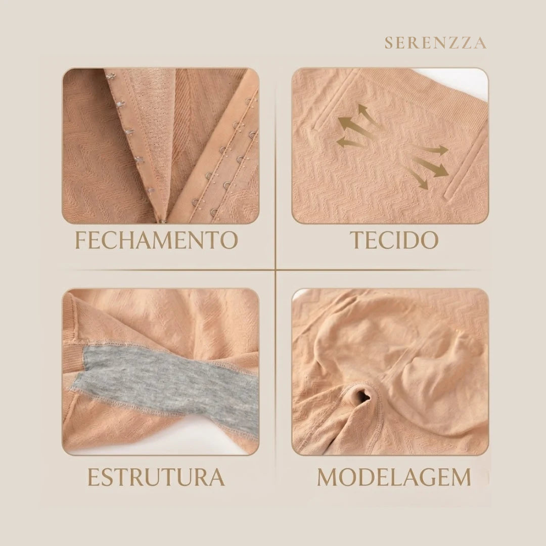 Short Cinta Modeladora Feminina Divine Pro Alta Compressão