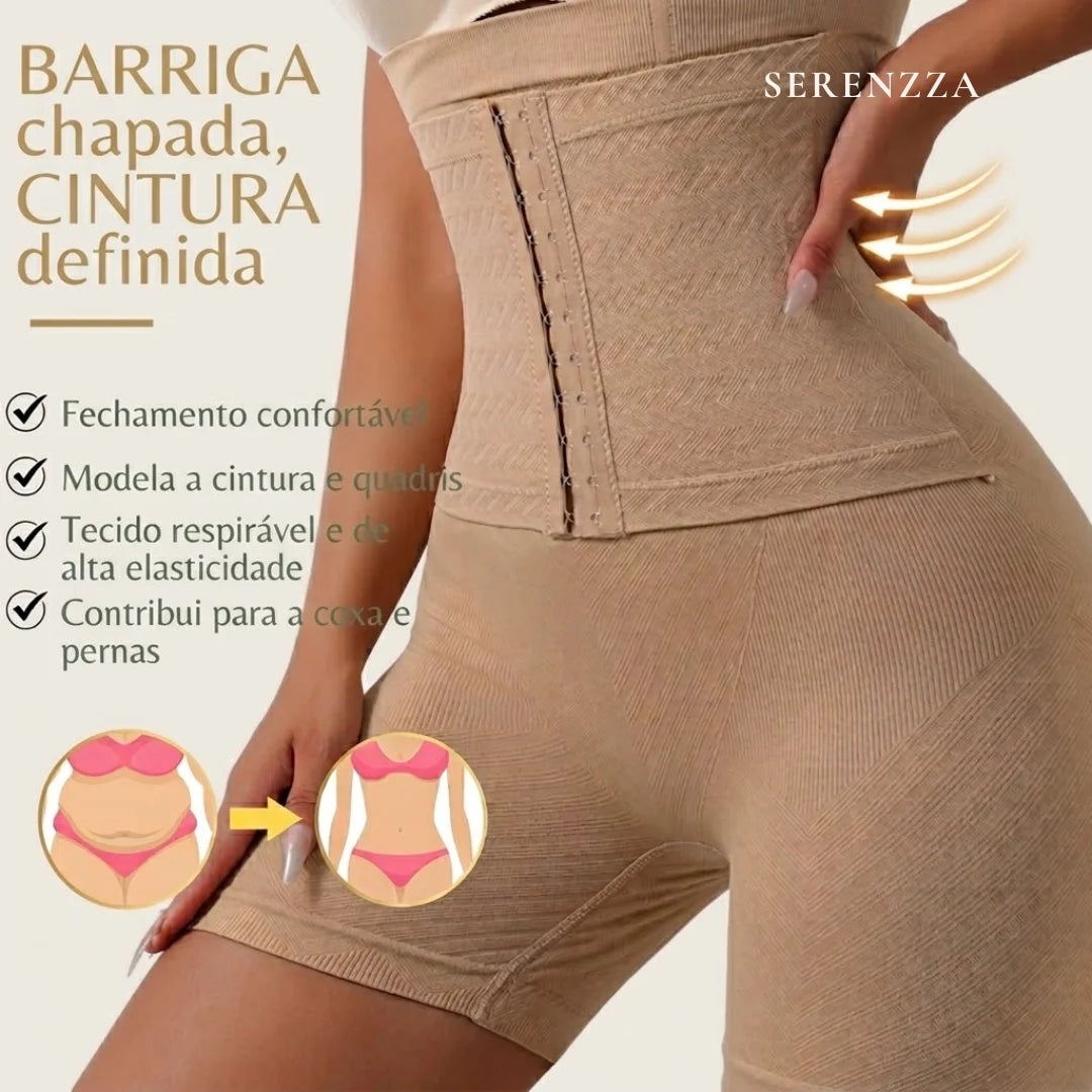 Short Cinta Modeladora Feminina Divine Pro Alta Compressão